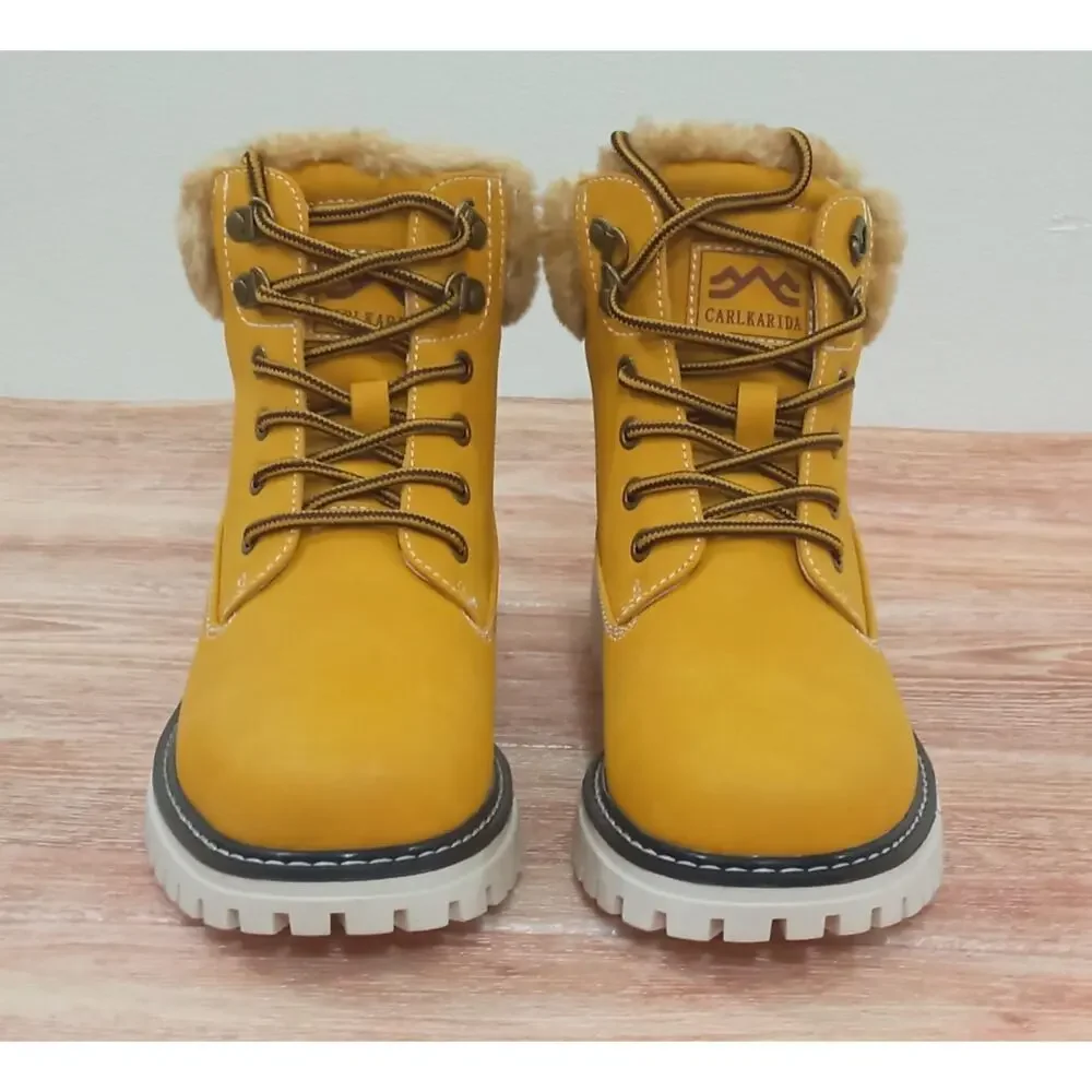 Women's Waterproof Hiking Boots CarlKarida Size 8 New